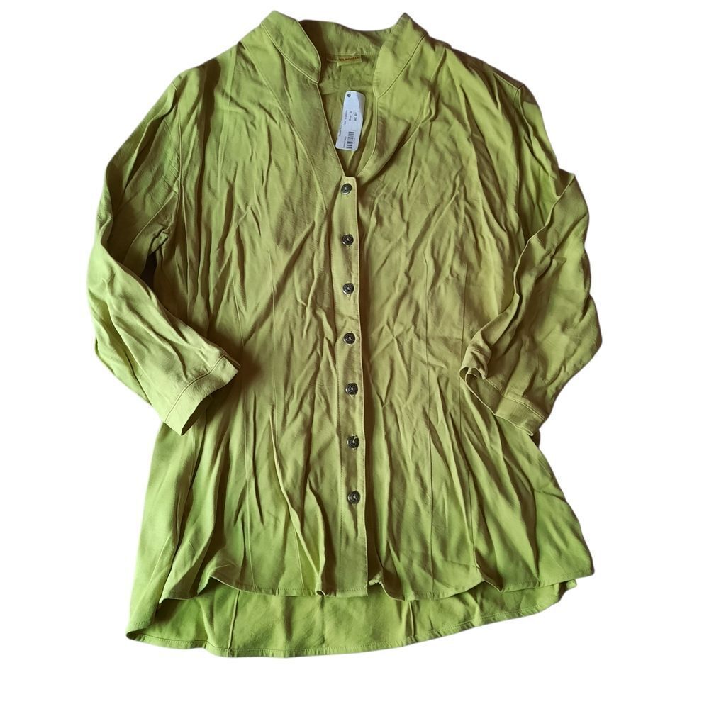 Tianello Lime Green Button-Down Shirt